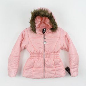 NEW S Rothschild Big Girls Hooded Jacket Puffer